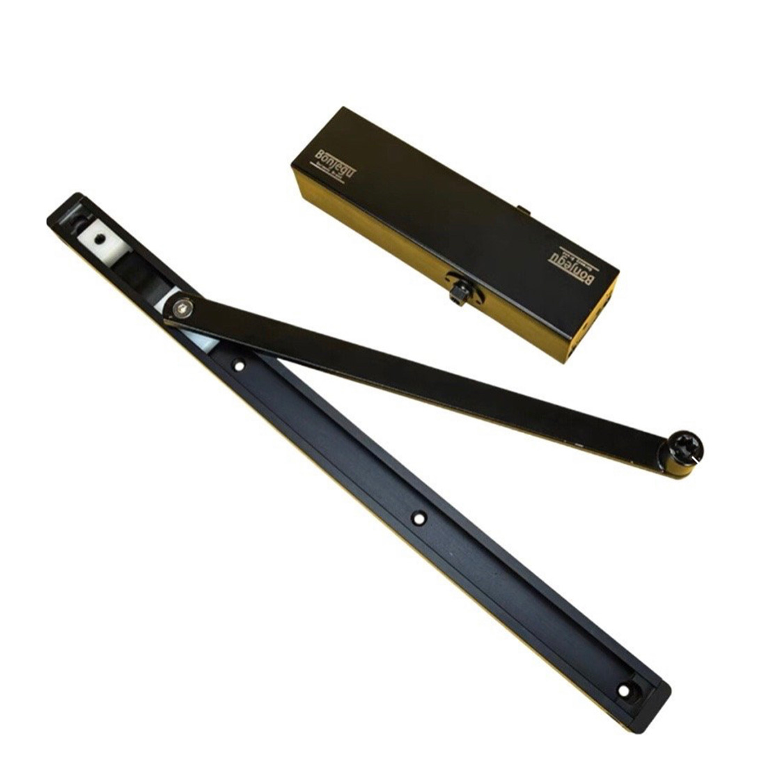 Slide Arm Door Closer Black