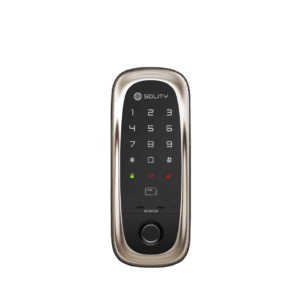 (Gold) Solity GD-65B | Digital Gate Lock Front